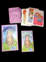 Cat Tarot Deck Chronicle Books 78 Cards Guidebook and Box Complete