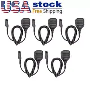 5x Hand Speaker Mic for Walkie Talkie XPR6580 XPR7550 XPR7350 APX6000 APX7000