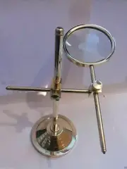table top decorative magnifying brass magnifier map reading glassglss collectib