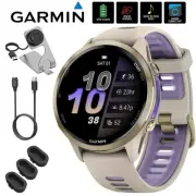 Garmin Forerunner 970 GPS Smartwatch, Titanium + Accessories Bundle
