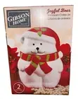 NEW Gibson Home Joyful Bear Polar Bear Cookie Jar Stoneware Cookie Jar NIB
