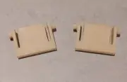 Set of 2 Tan Replacement Feet for Vintage IBM Mechanical Keyboard KB-8923 USA