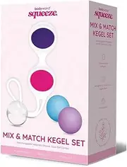 Bodywand Squeeze Mix & Match Kegel Set - Coloured Weighted Kegel Balls Set