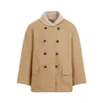 [Universal Works] Universal Works-Sand Beige Reversible Mackinaw Jacket-Uomo S STAND