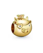 BN GENUINE PANDORA ASIAN EXCUSIVE 14K GP SHINE OX ZODIAC CHARM - 768582C01