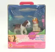 2001 Mattel Barbie Bobbin' Bow-Wows Springer Cocker Spaniel Pups/Puppies Dog Pet