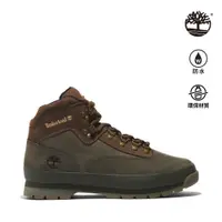 在飛比找PChome24h購物優惠-Timberland 男款深綠色磨砂革Euro Hiker 