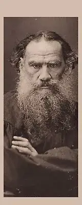 Leo Tolstoy - Russian Writer - Laminated Photo Bookmark - 2.5 x 6 in