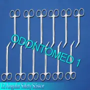 12 Angular Safety Scissors 4.5" Surgical Plastic Surgical Instruments