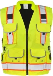 JJ Keller SAFEGEAR Type R Class 2 Winter Fleece Lined Reversible Safety Vest L/X