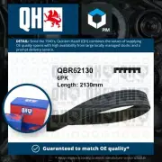 6 Rib Multi V Drive Belt fits KIA OPTIMA 2.0 12 to 15 G4KD QH 252122G710 Quality