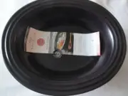 APPOLIA OF FRANCE GAIA PLAT OVALE CASSEROLE OVEN CERAMIC DISH SLATE 10.5X8X2.5IN