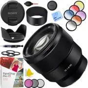 Sony FE 85mm F1.8 Full-frame E-mount Fast Prime Lens SEL85F18 67mm Filters Kit