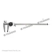TESA Brown & Sharpe 599-579-12-5 0 - 12"" Range, Black Face Dial Caliper