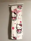 Hello Kitty Flower Daisy Bow Blanket Plush Throw Pink 60" x70"