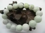 Natural Certified Grade A Jade (jadeite) 13mm Round Beads Bracelet