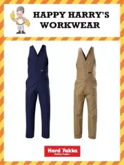 Hard Yakka Tradesman Cotton Drill Action Back Overall Y01555 NEW WITH TAGS!