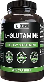 Pure Original Ingredients L-Glutamine (365 Capsules) No Magnesium Or Rice Fillers, Always Pure, Lab Verified