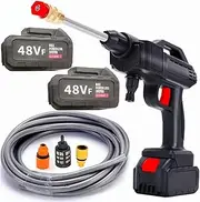 Upgrade 88V Cordless Electric High Pressure Washer Water Spray Gun 2*Battery