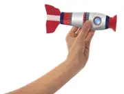 IS GIFT Blast Off - Suction Cup Rocket Air Dart - Random Colour Selected