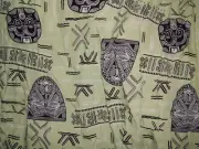 Ethnic African Masks Art Print Fabric Sold by the Yard 48" wide