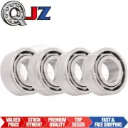 [Qty.4] 5207-OPEN Angular Contact Ball Bearing [35mm Bore x 72mm OD x 27mm W]