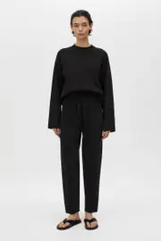 Lyndon Slim Knit Pant in Black - CAMILLA AND MARC® C&M