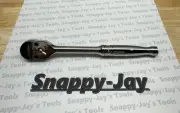 Snap-on Tools USA NEW 3/8" Drive 100 TOOTH Standard Handle Chrome Ratchet F100
