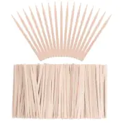 Whaline 400 Pieces Small Wax Sticks Wood Spatulas Applicator Craft Sticks for Ha