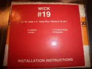 Replacement Wick # 19 Kerosene Heater Portable Space Heater J-175 Silver Wing W9