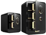 42/80 KG Touch Screen Smart Safe,4 Opening Methods Office File Cabinet,3-Sided Ring Lock Bedside Safe,6 MM All-Steel Solid Box,External Drawer,Digital Safe for Home Hotels,Restaurants and Office
