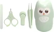ERINGOGO 1 Set Nail Scissors with Tweezers and Clippers Safe Nail Care Kit Lightweight Portable Comfortable Grip for Easy Use and Storage