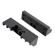 DCT Wide Jaw Clamping Set 2pc Vice Jaws 4in Woodworking Non-Marring Bench Clamp