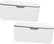 ERINGOGO 2pcs Boxes Tissue Paper Box Box Wipes Case Wipes Fresh Pouch Refillable Wipe Holder Wipes Dispenser Wipe Case Wipe Dispenser for Bathroom Wipe Holder Pp