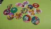 Pre Cut One Inch Cartoon Bottle Cap Images! FREE SHIP