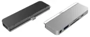 HyperDrive: 6-in-1 USB-C Hub for iPad Pro - Silver