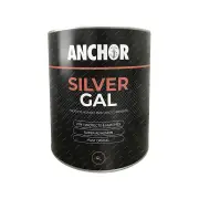 Anchor Silver Gal 4L - Offer Corrosion Protection Fast Drying Ideal Colour