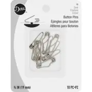 10pk Button Pins (3/4"), Dritz