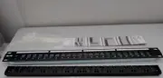 TE Connectivity 1U 24 Port Patch Panel Frame SL Jacks PN: 2153437-1 REV C