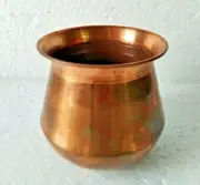 Indian Pure Copper Water Pot / Lota 300 ML 100% copper Pot good for health