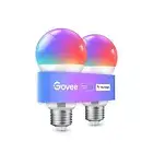 Govee Smart Light Bulbs, WiFi & Bluetooth LED Light Bulbs, RGBWW Color Changi...