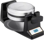 Rotating Belgian Waffle Maker with Deep Nonstick PFOA Free Plates, Digital Keto