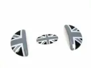Black Union Jack Interior Door Handle+Glove Box Covers for MINI R55 R56 R59 (for: Mini)