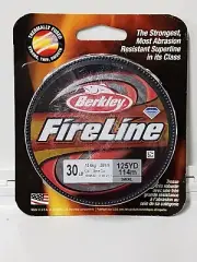 Berkley Fireline Braided Fishing Line 30lb Smoke