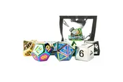 MDG Mystery Misfit Metal Polyhedral Dice Set