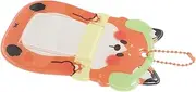 Operitacx Cartoon Animal Card Set Backpack Keychains for Plush Keychain Cartoon Photocard Holder Photo Card Holders Cute Card Kpop Photocard Keychain Dibujos Animados Pochaco Orange PVC