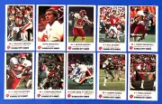 1985 Frito Lay Law Enforcement Kansas City Chiefs 10 Card Set NM/MT