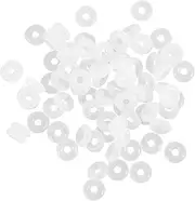 VILLFUL Grip Charm Spacers for Bracelets Anti-Slip Rubber Ring Charm Stoppers for Bracelets