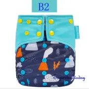 Happy Flute Baby Reusable Double Gusset One Size Cloth Nappy Diaper Cover B2
