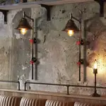 創意壁燈 工業風裝飾 工業風壁燈 工業風壁燈LOFT美式複古鐵藝裝飾過道陽臺酒吧咖啡廳餐廳創意壁燈